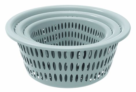 All-Time Easy Round Basket Set |3-Piece (Colour May Vary)