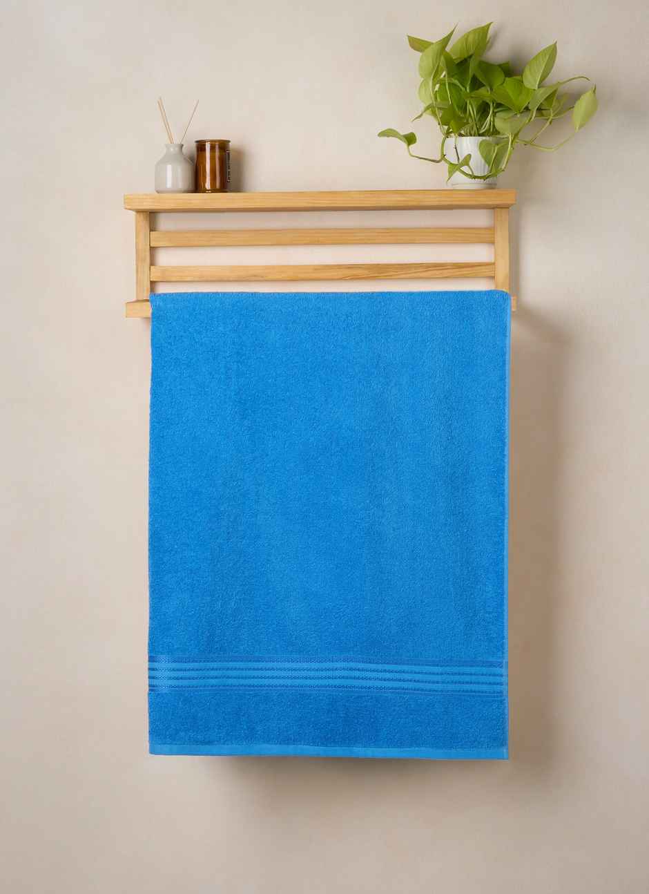 Himeya Quick Dry 380 GSM Cotton Bath Towel | Iris Blue