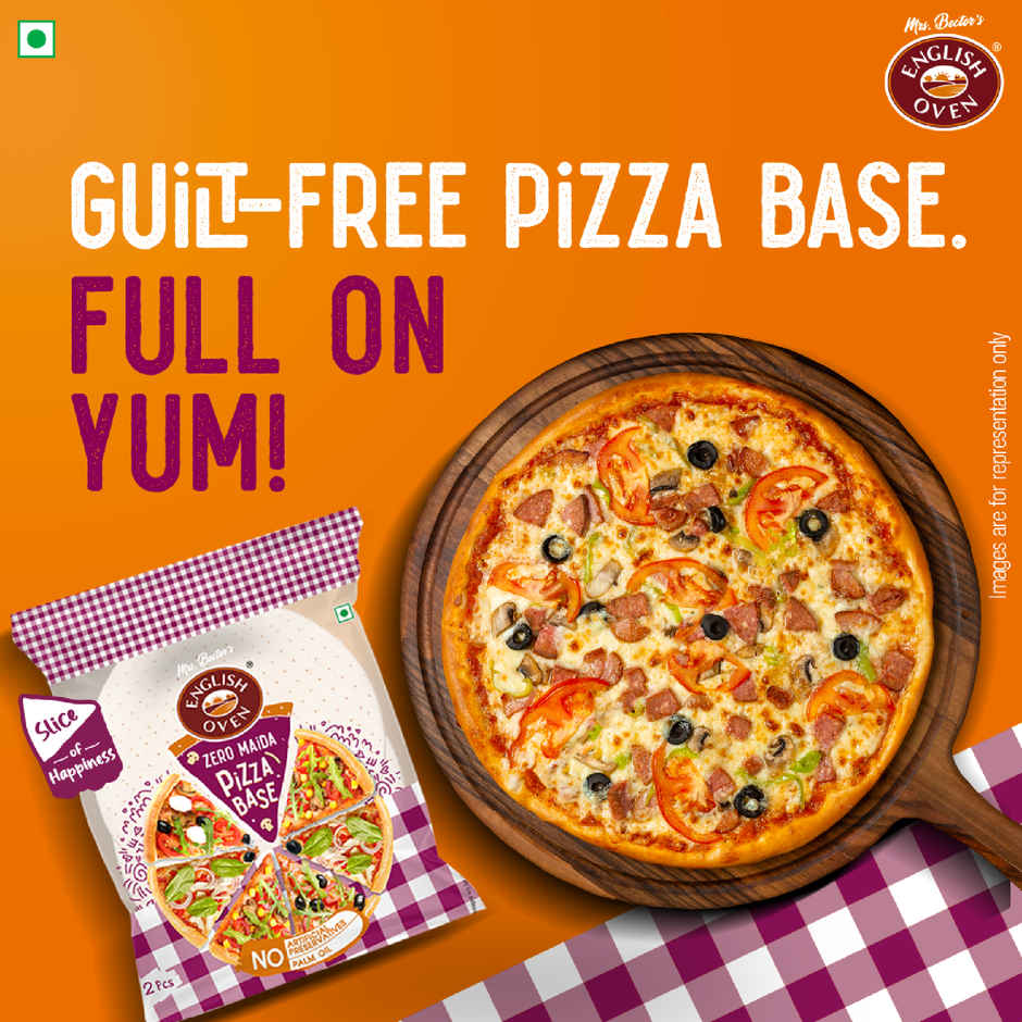 English Oven Zero Maida Pizza Base | No Artificial Preservatives| No Palm Oil