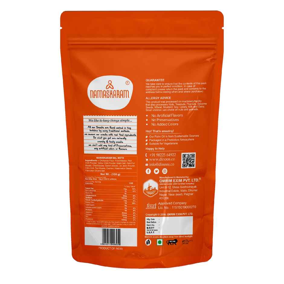 Namaskaram Dalmoth | Crunchy & Spicy Snack