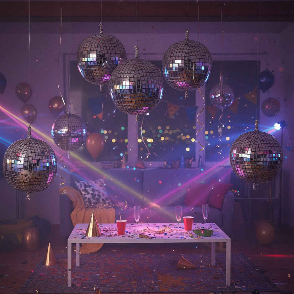 Silver Foil Disco Balloons | Party Decoration | Party Needs | Propcon