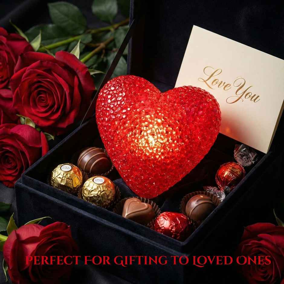 Desidiya Heart LED Table Lamp | Elegant Lighting For Bedrooms And Romantic Decor