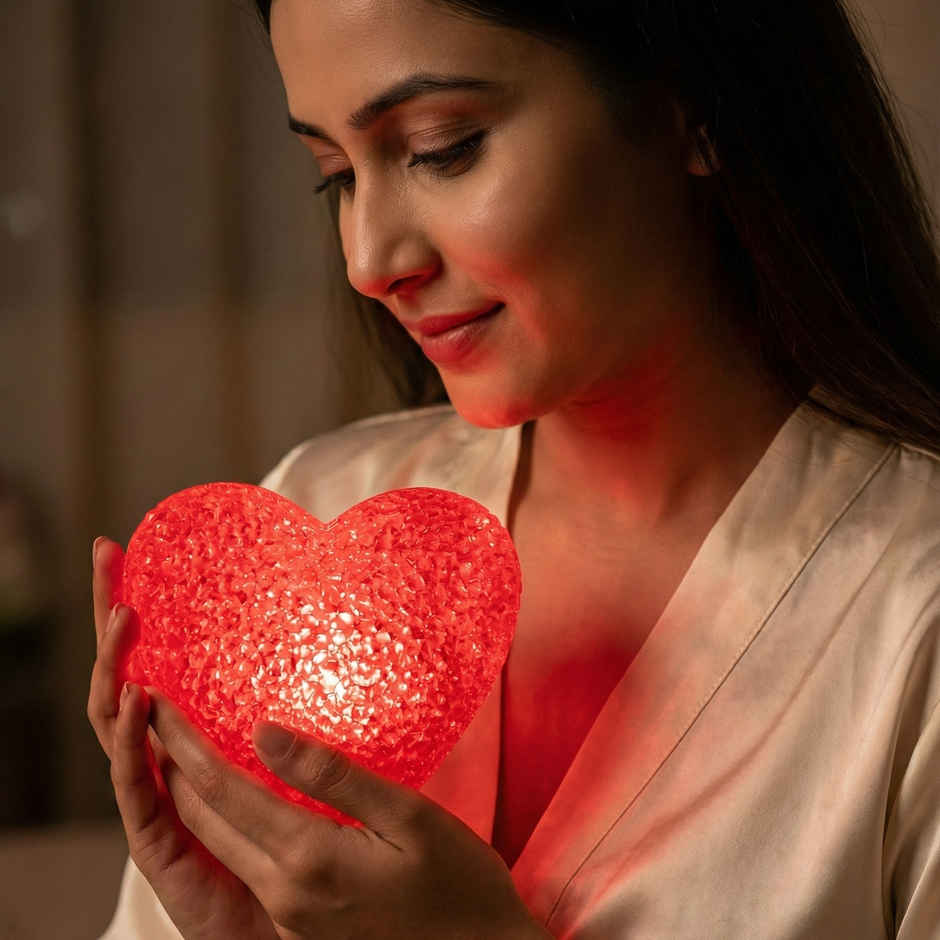 Desidiya Heart LED Table Lamp | Elegant Lighting For Bedrooms And Romantic Decor
