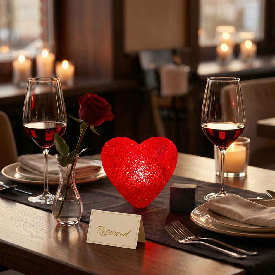 Desidiya Heart LED Table Lamp | Elegant Lighting For Bedrooms And Romantic Decor