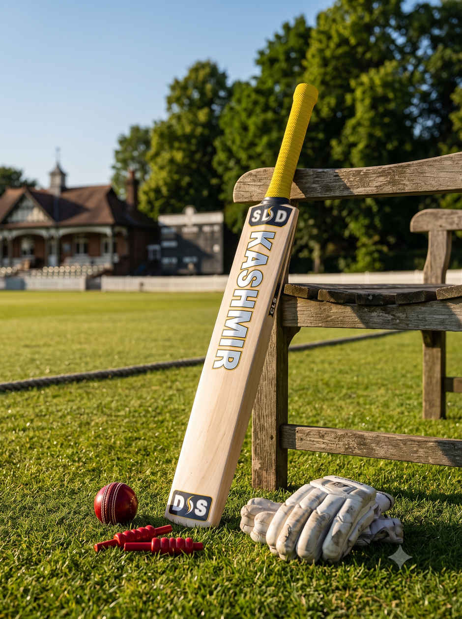 Classic Distributor Cricket Kashmir Willow Bat for Tennis Ball | Assorted Design | Full Size - No.5