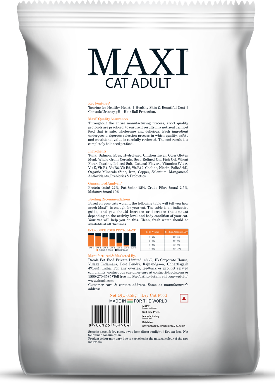 Maxi Tuna | Salmon Dry Cat FOOD