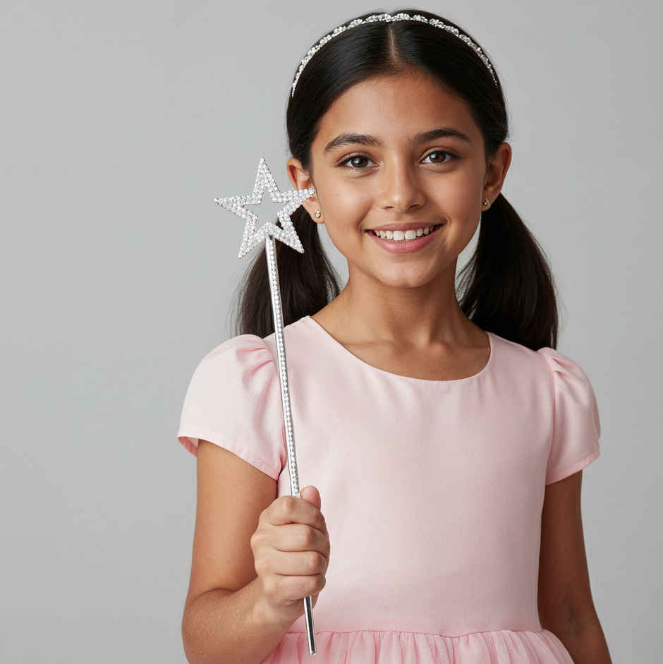 Silver Fairy Wand | Birthday Decoration | Party Needs | Propcon