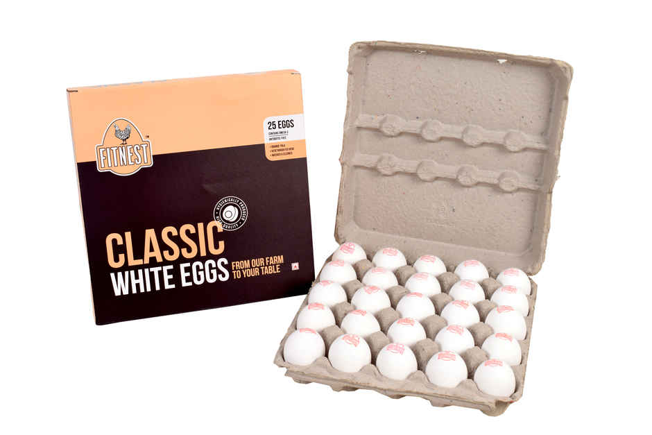 FitNest Classic White Eggs