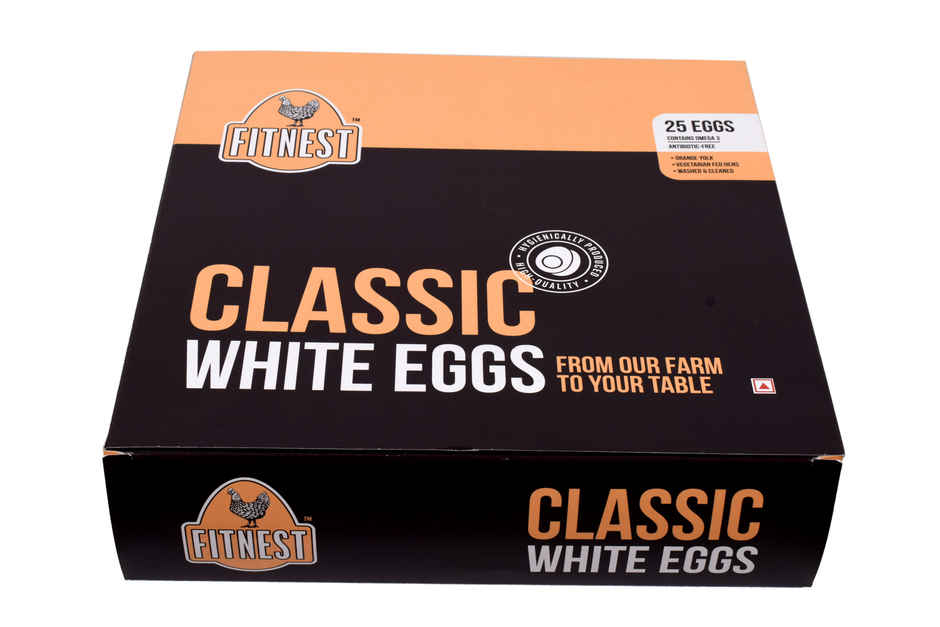 FitNest Classic White Eggs