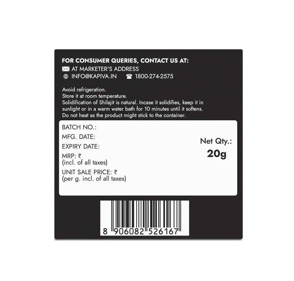 Kapiva Him Foods Shilajit Gold Resin