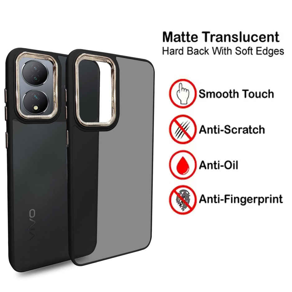 Artistque Case for Vivo Y100 5g Back Cover - colored Frosted Stylish Cover