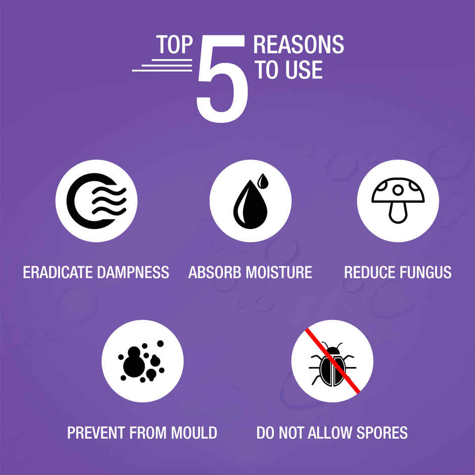 Dr. Bio KEEP IT FRESH Odour+Moisture Absorber + Perfume | 3in1 Air Freshner with Lavendar Fragrance