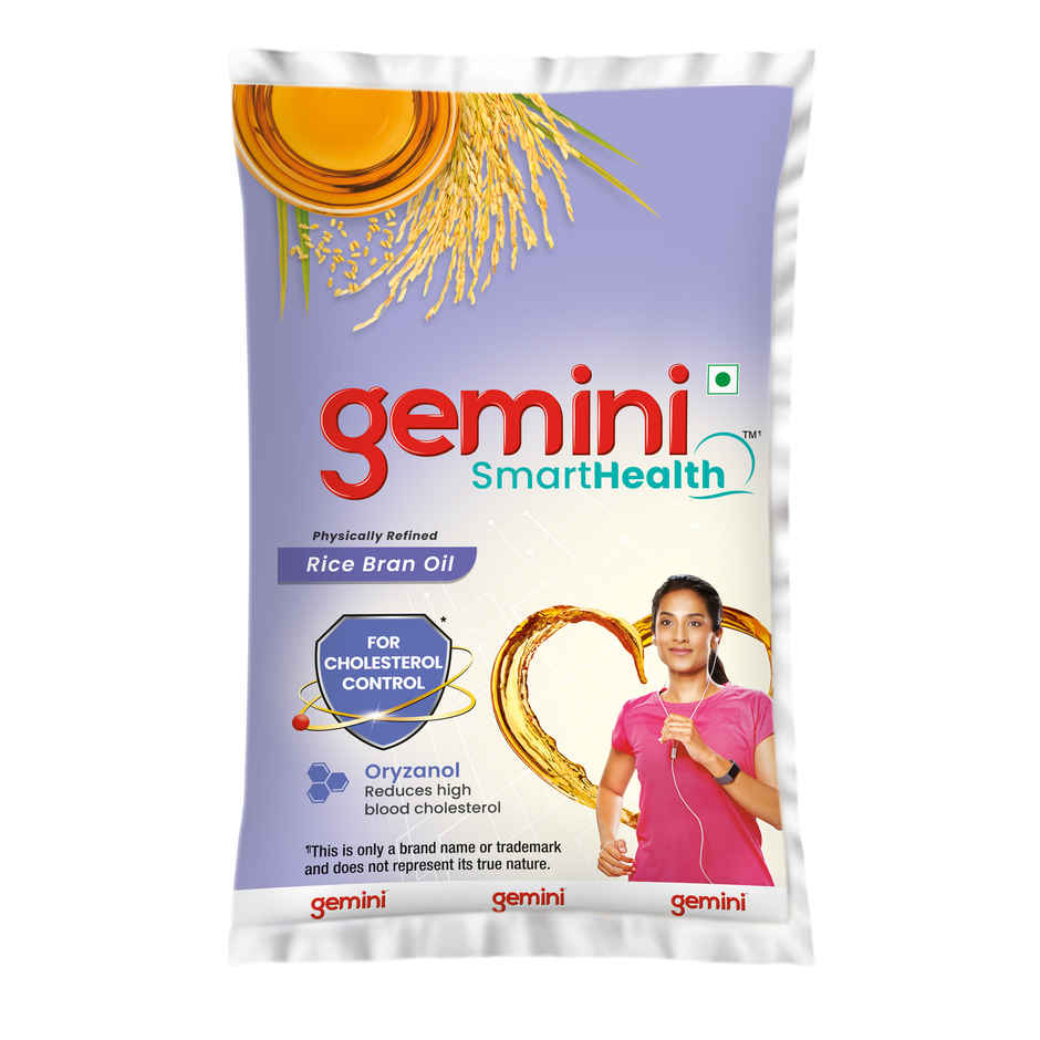Gemini Refined Rice Bran Oil | Pouch