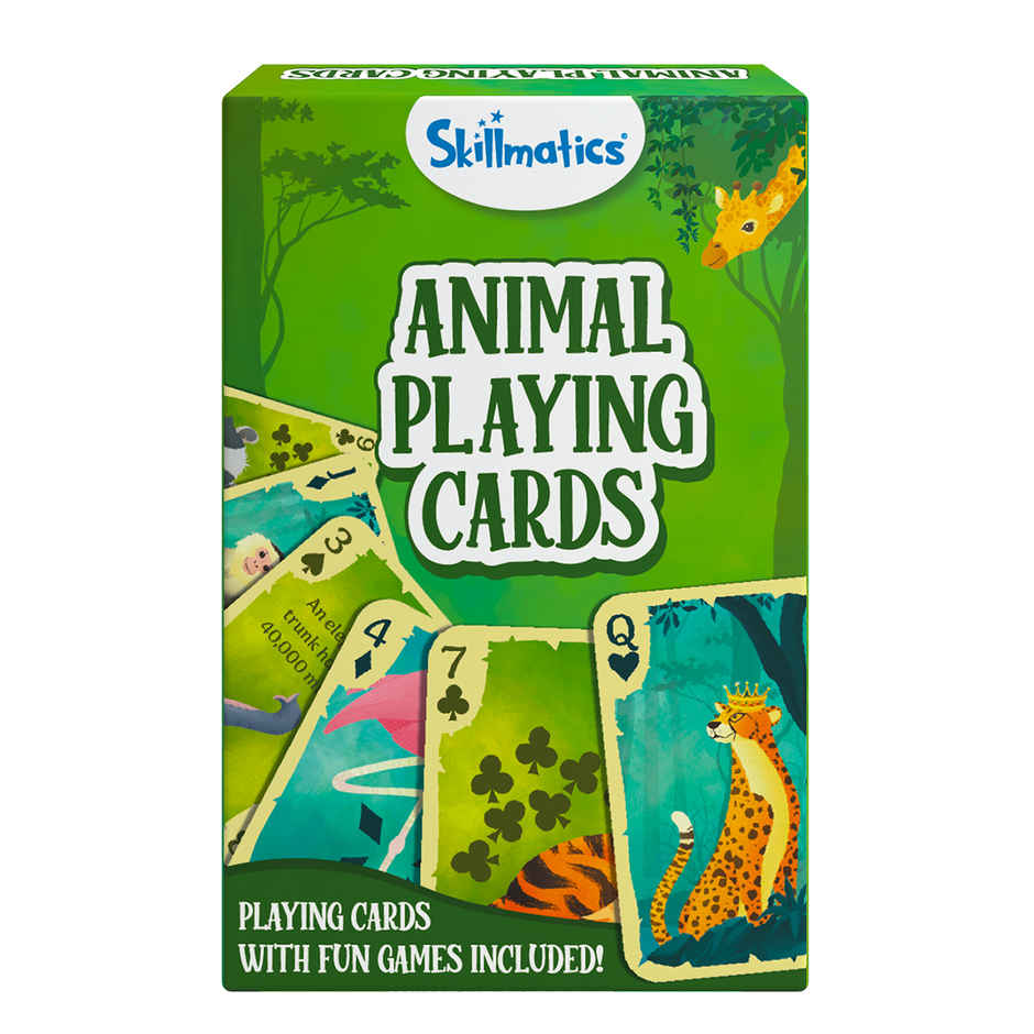 Skillmatics Animal Playing Cards