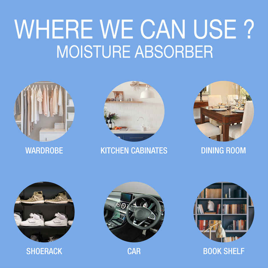 Dr. Bio KEEP IT FRESH Odour+Moisture Absorber + Perfume | 3in1 Air Freshner with Lavendar Fragrance