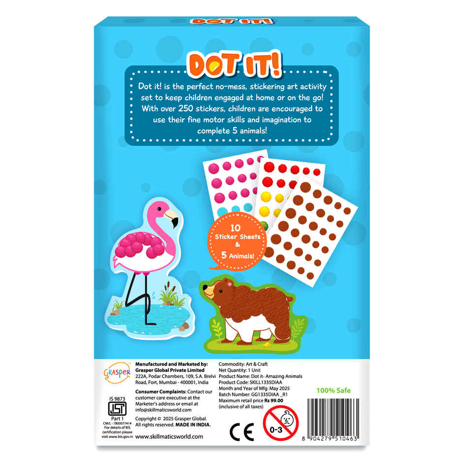 Skillmatics Dot it- Amazing Animals