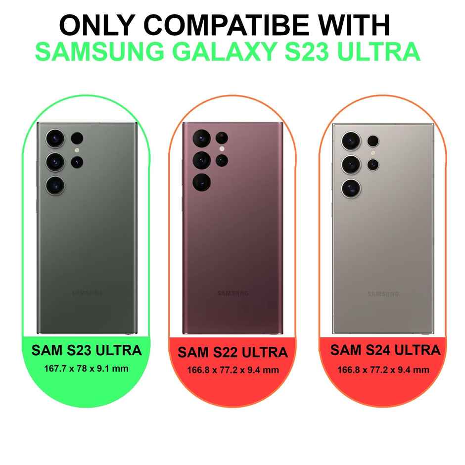 Artistque Case For Samsung Galaxy S23 Ultra 5G/S23 Ultra Back Cover - Premium Pu Leather Cover