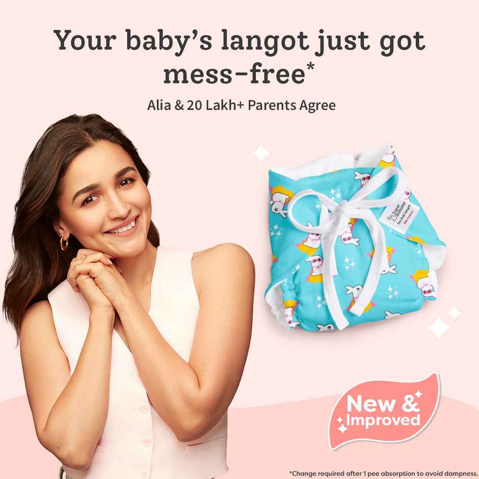 SuperBottoms Langot Trial Kit with 5 Best Selling Langot for New Born | 0 - 6 Months | 5kg - 10kg