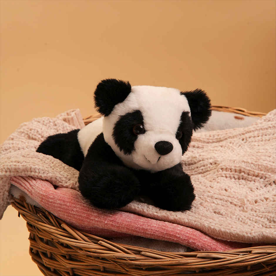 Mirada Floppy Black Panda Toy - 21cm
