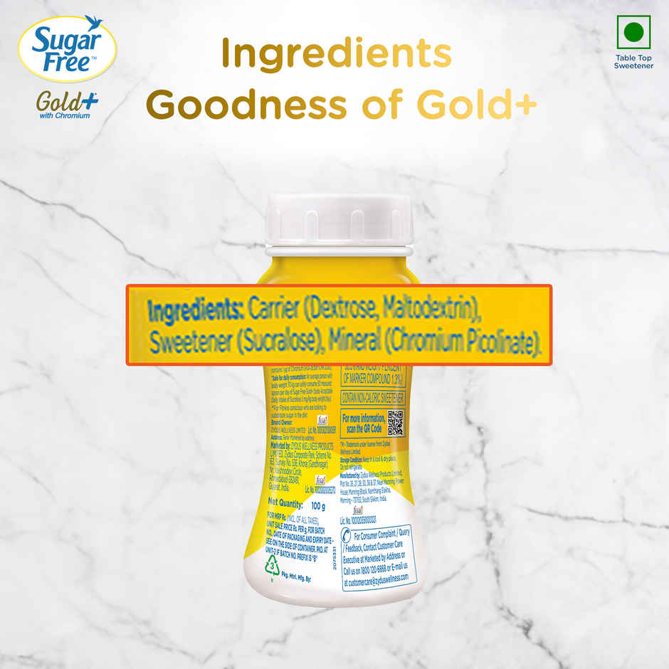 Sugarfree Gold+ Low Calorie Sweetener