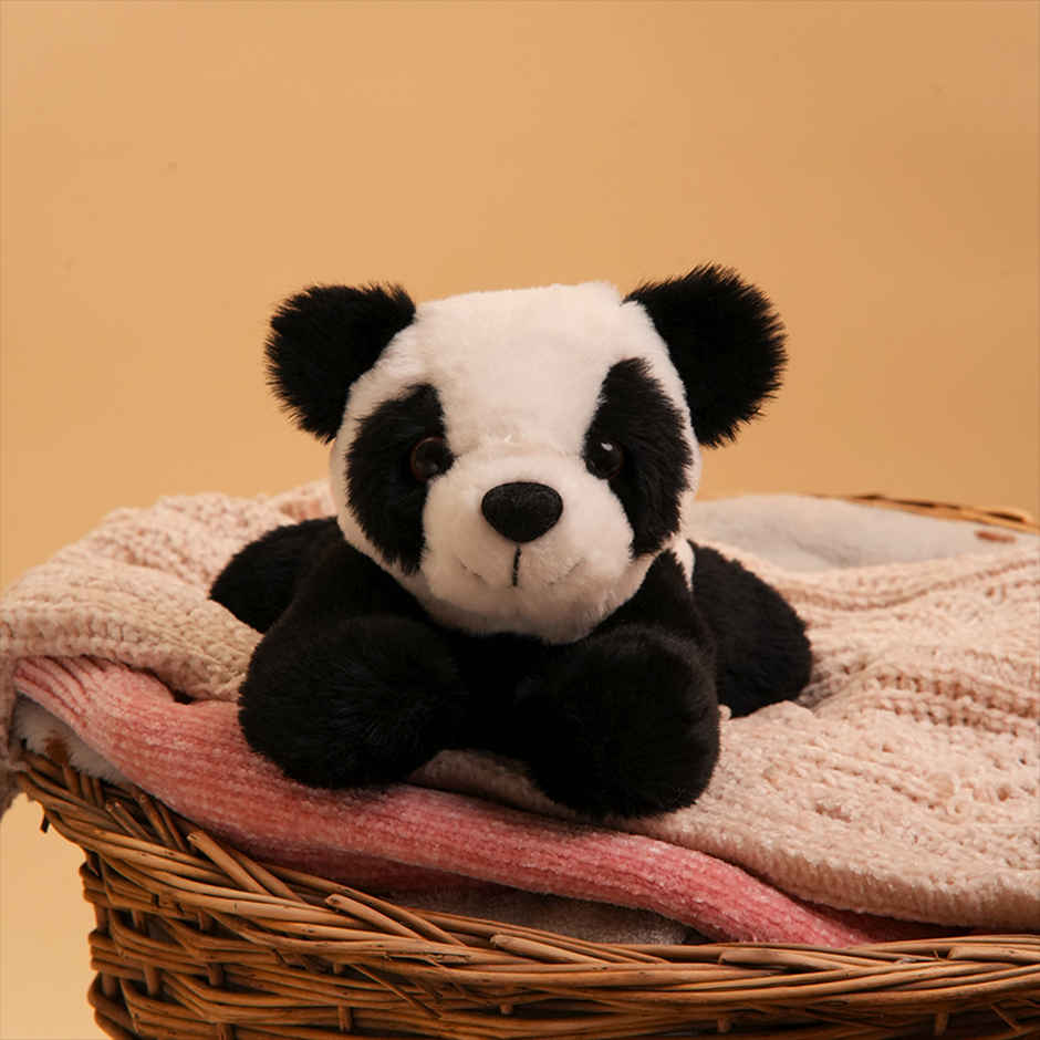 Mirada Floppy Black Panda Toy - 21cm