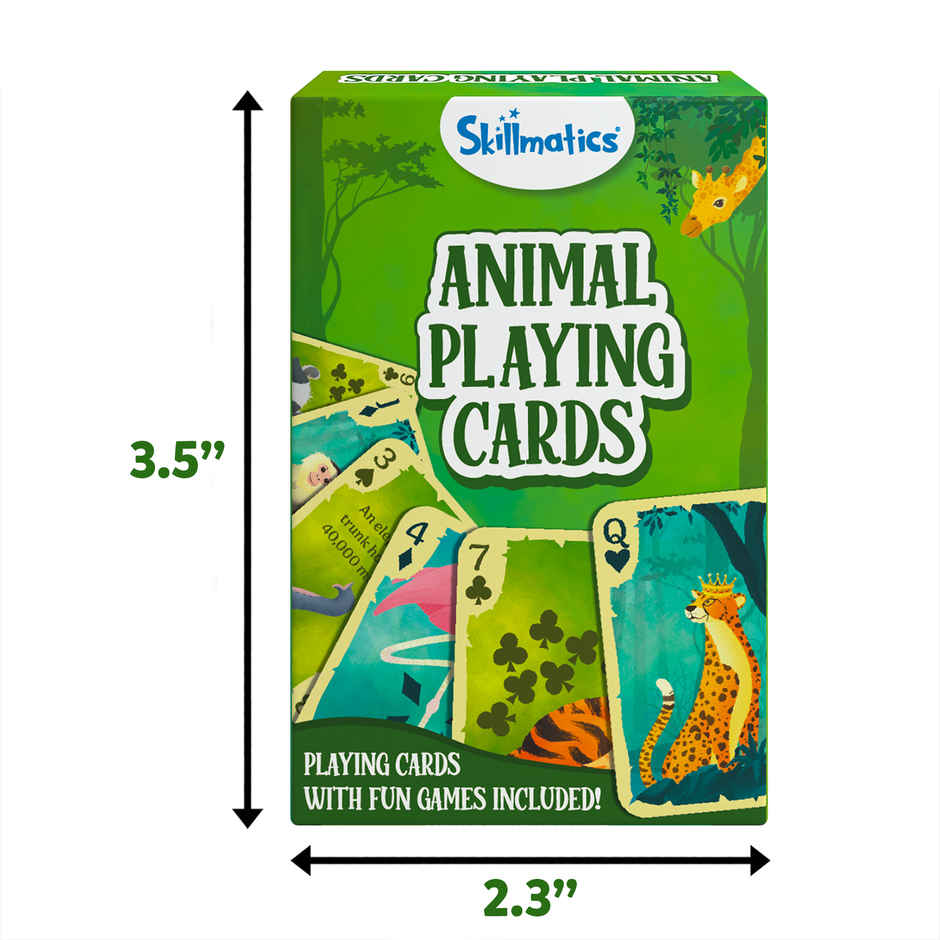 Skillmatics Animal Playing Cards