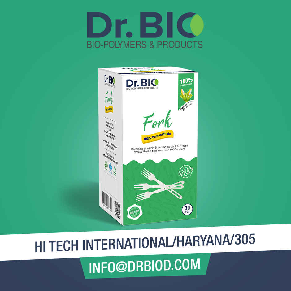 Dr. Bio Compostable Fork Disposable /Resuable