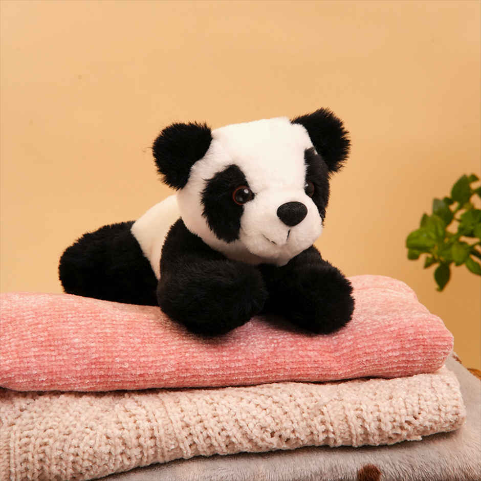 Mirada Floppy Black Panda Toy - 21cm