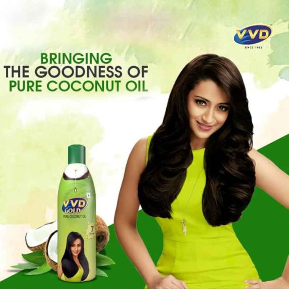 VVD Gold Pure Coconut Oil Bottle