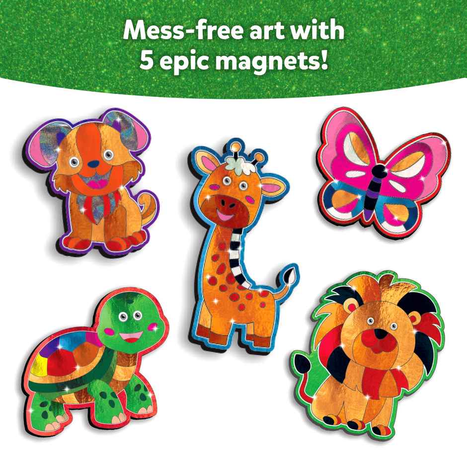 Skillmatics Foil Fun - World of Animals Magnets