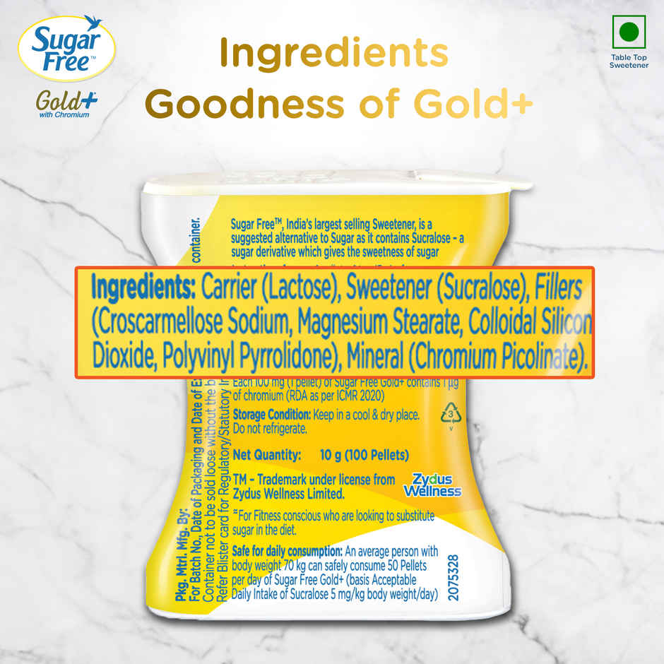 Sugarfree Gold+ Low Calorie Sweetener