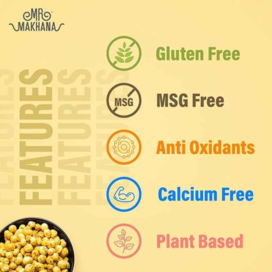 Mr Makhana Black Salt