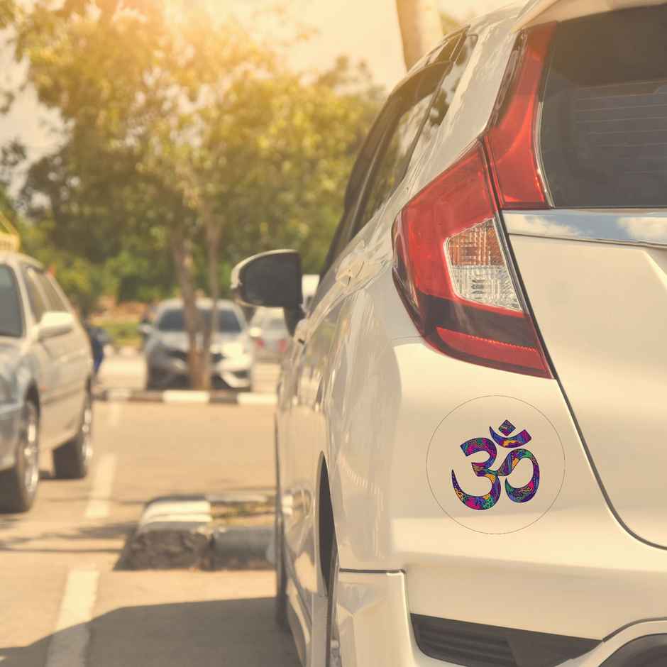 Samsidhi Auto Om Car Sticker
