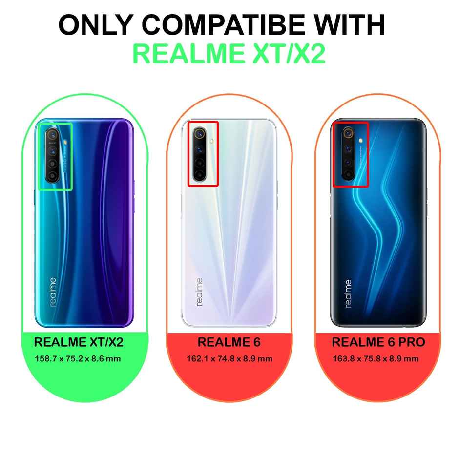 Artistque Case for Realme Xt/realme X2 Back Cover - Plain Liquid Silicone Cover
