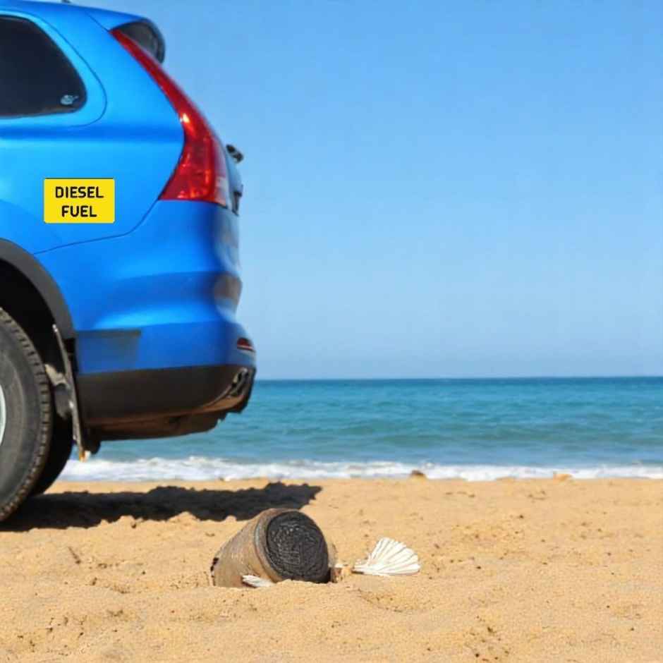 Samsidhi Auto Diesel Fuel Car Sticker