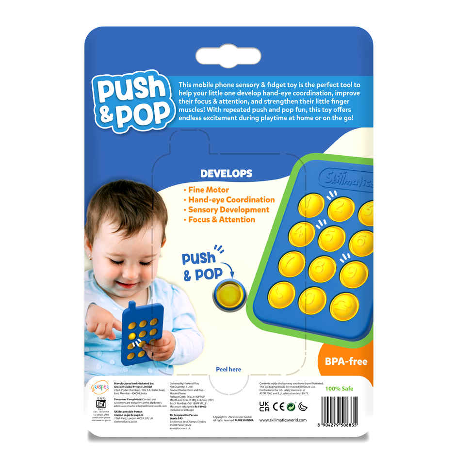 Skillmatics Push & Pop Mobile Phone