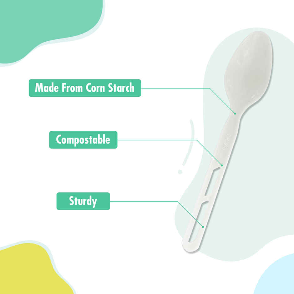 Compostable Spoons | Disposable/Reusable | Dr. Bio