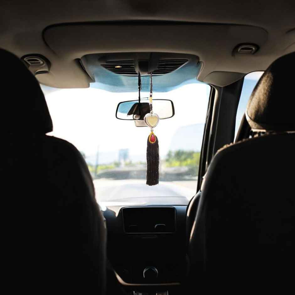 Divine Vibes Heart Hanging Car Dashboard Hanging