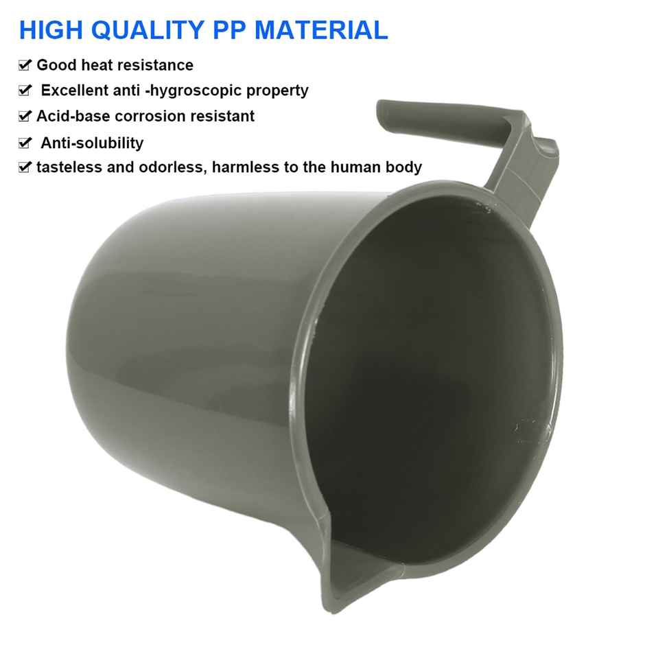 Kuber Industries Plastic Bathroom Mug|Bath Mug|111 Bath Mug|1 L|Pack of 2|Multi