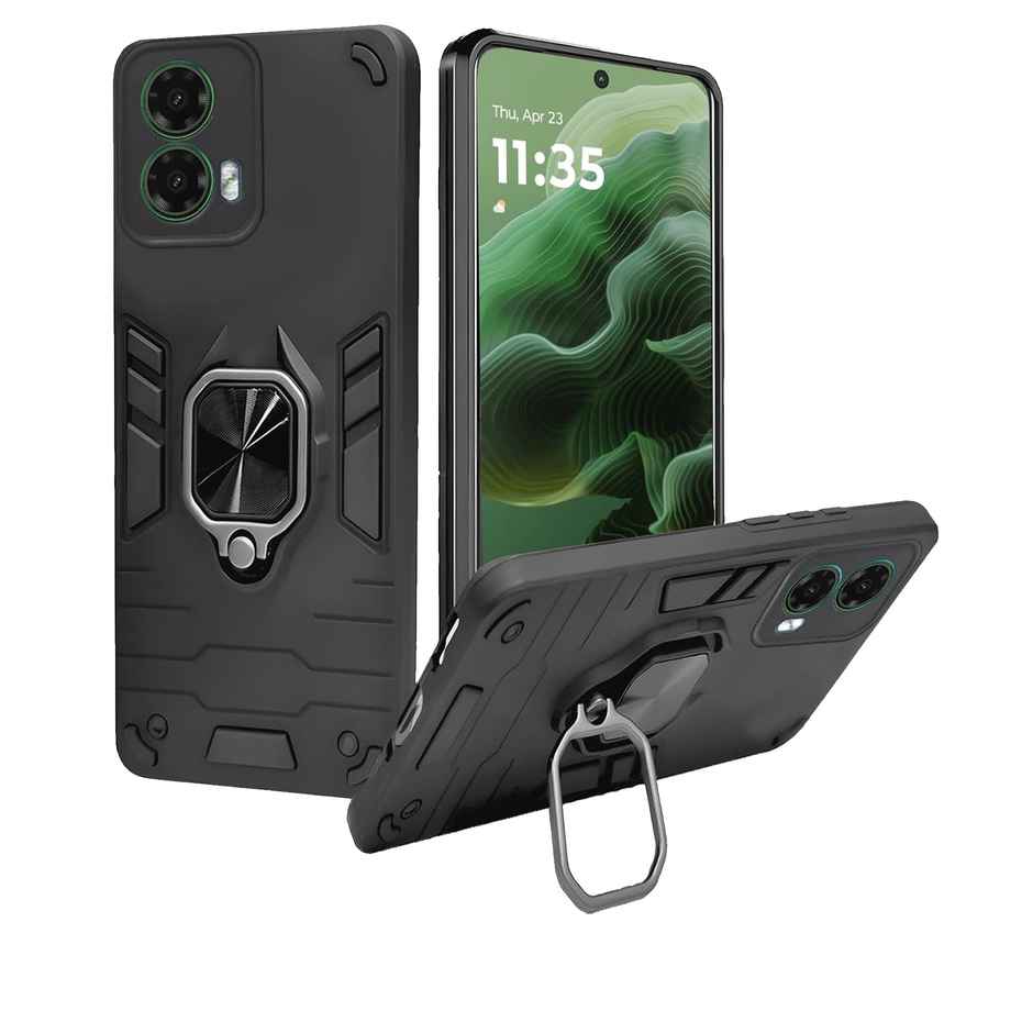 Artistque Case For Motorola Moto G35 5G / Motorola Moto G35 5G Back Cover -Ring Stand Armor Cover
