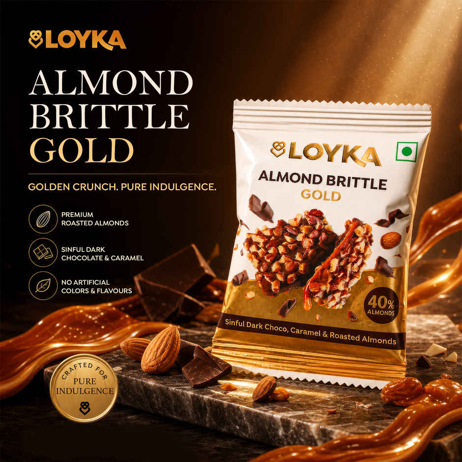 Loyka Almond Brittle Gold