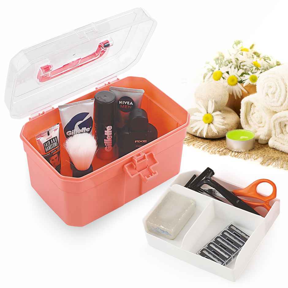 Mastercook Multi Purpose Rectangle Box With Compartment 3000 ml Purple