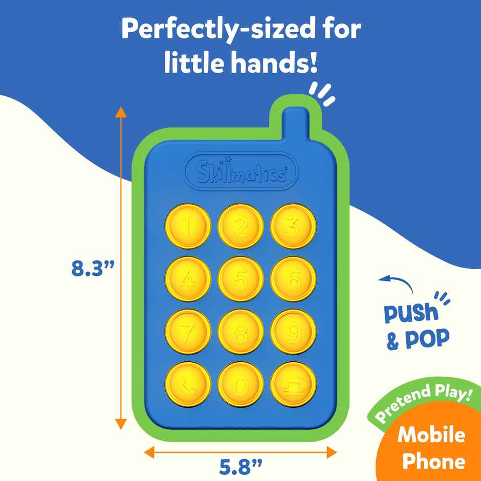 Skillmatics Push & Pop Mobile Phone