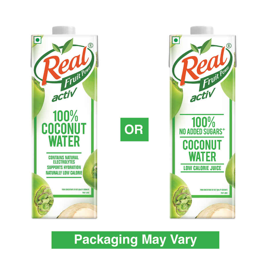 Real Activ Coconut Water | No Added Sugars | Tetra Pack