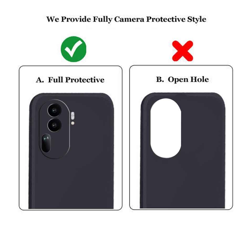 Artistque Case for Oppo Reno 11 Pro 5g Back Cover - Plain Liquid Silicone