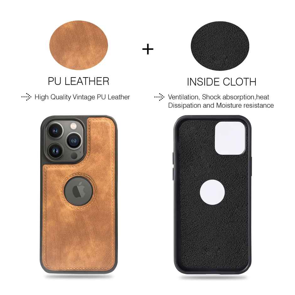 Artistque Case For Iphone 12 Pro Max Back Cover - Premium Pu Leather Cover