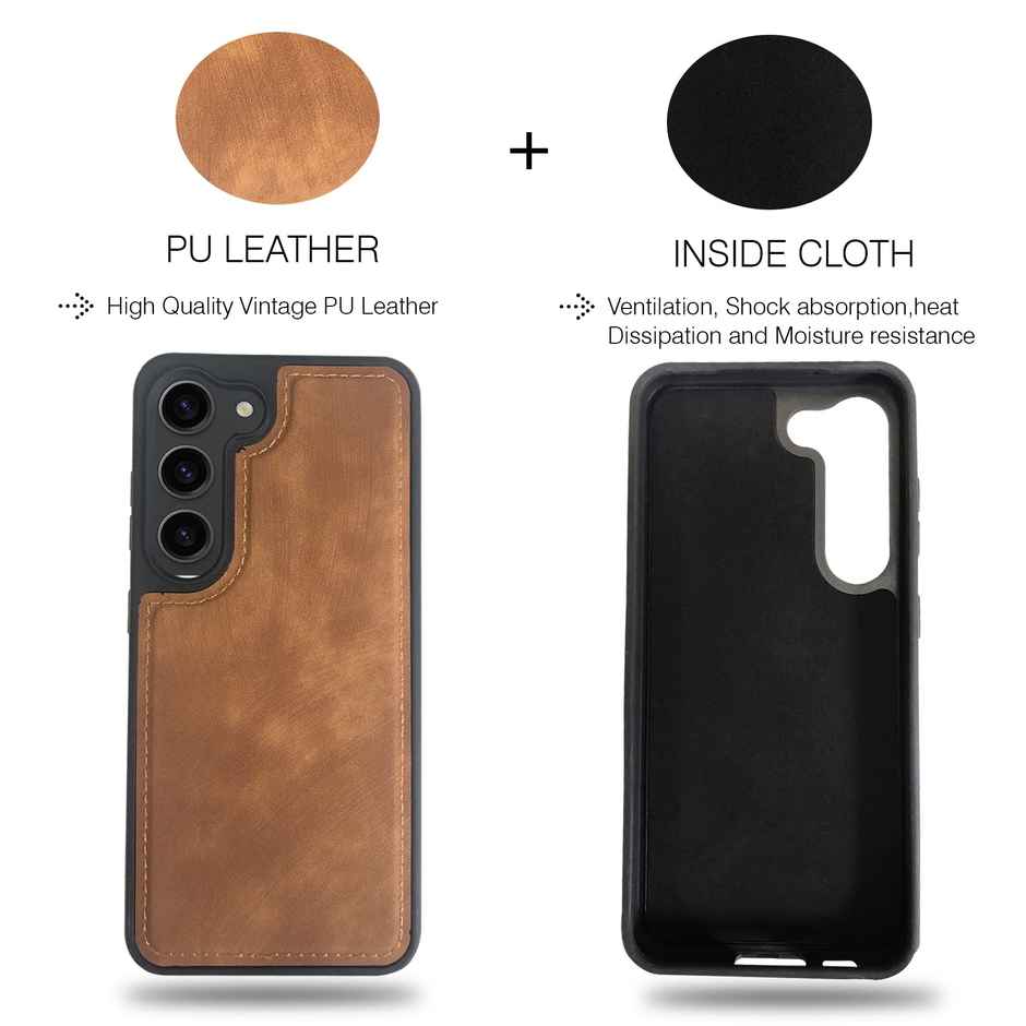 Artistque Case For Samsung Galaxy S24 Fe Back Cover - Premium Pu Leather Cover