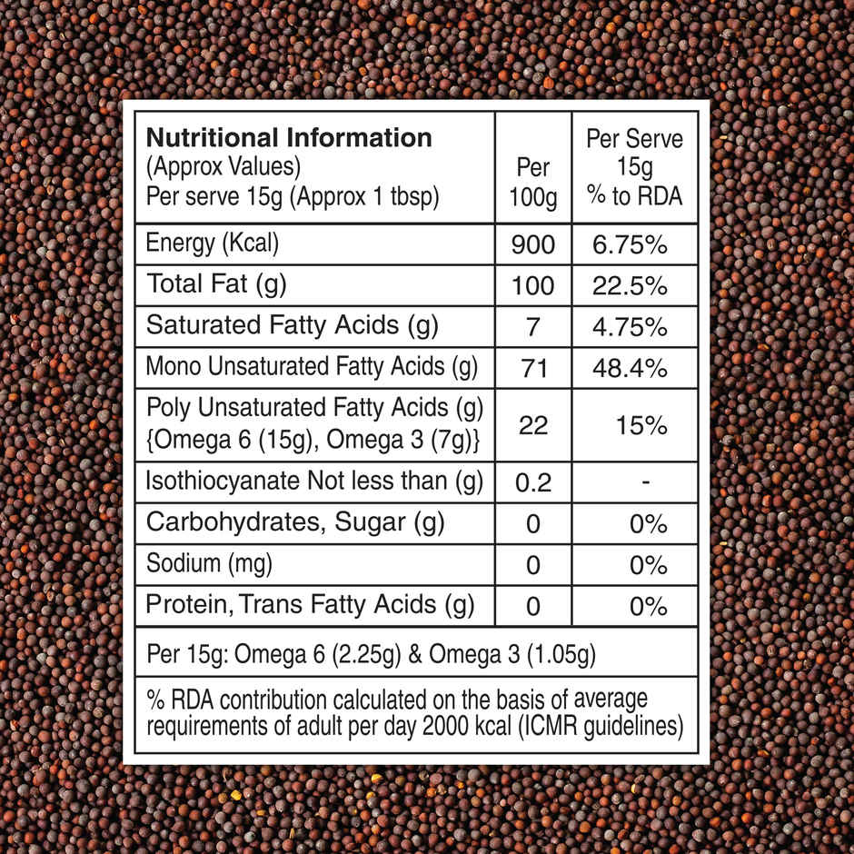 Tez Mustard Oil  Pure & Natural PT3 Kachchi Ghani Sarson Ka Tel 5L Jar