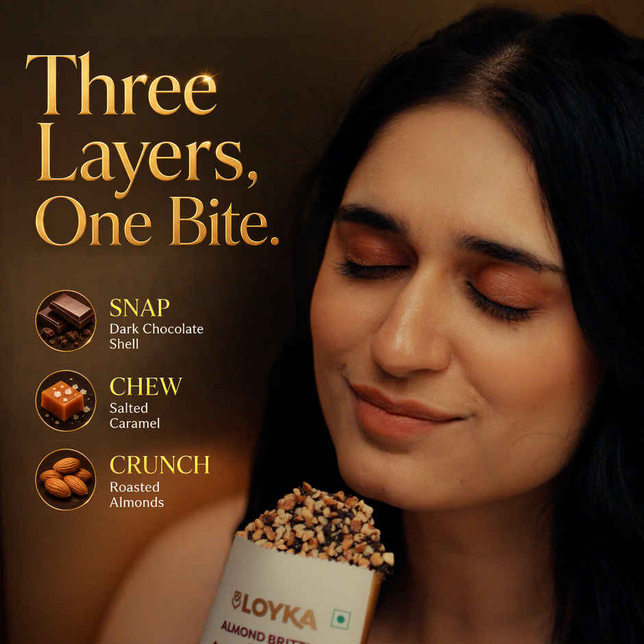 Loyka Almond Brittle Gold