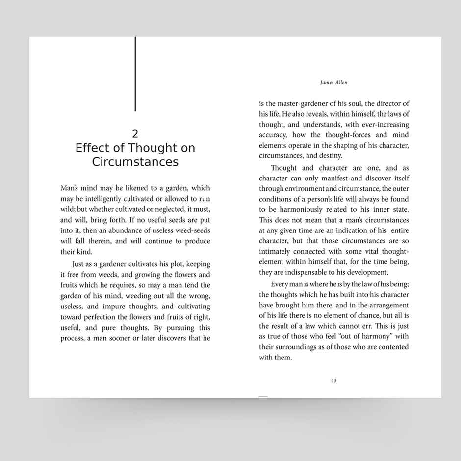 As a Man Thinketh - James Allen